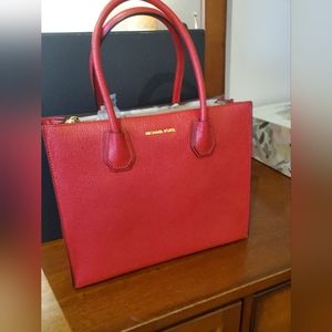 Mk mercer tote - apple red large